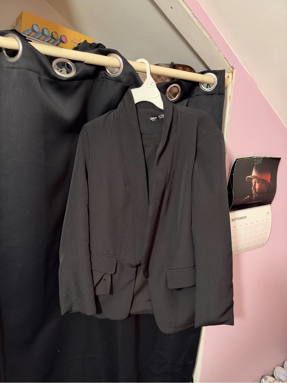 Black Collar Blazer